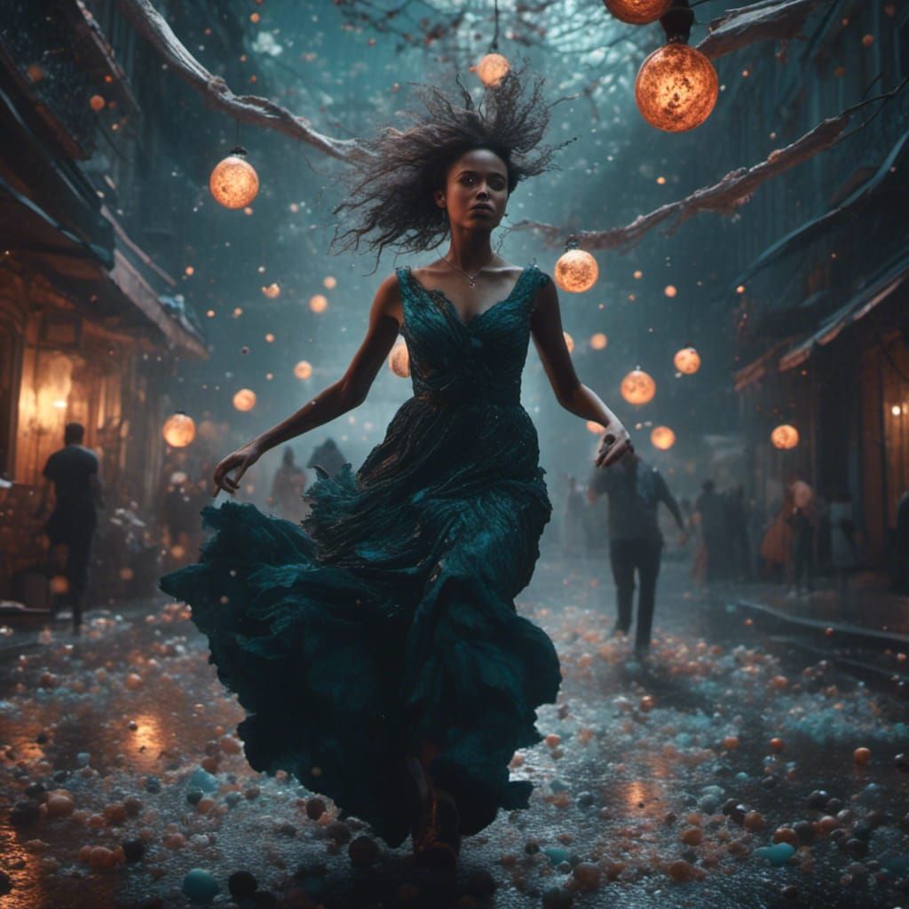 Macabre New Orleans: Woman Running from Ghosts