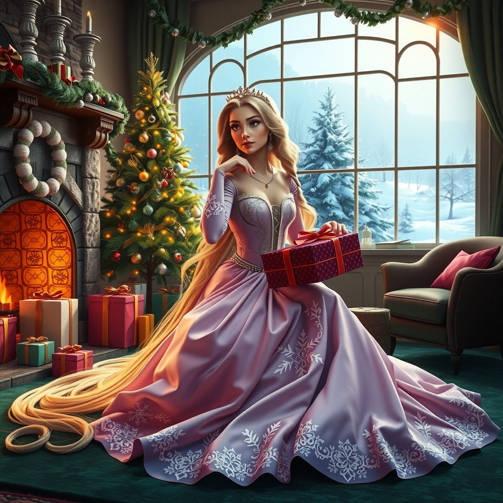 Christmas with Rapunzel 04