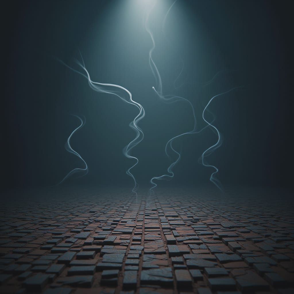 Dreamlike Surrealist Composition with Checker Shadow Illusio...