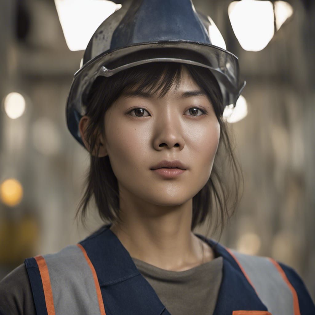 Professional Portrait of a Taiwanese Oil Rig Worker