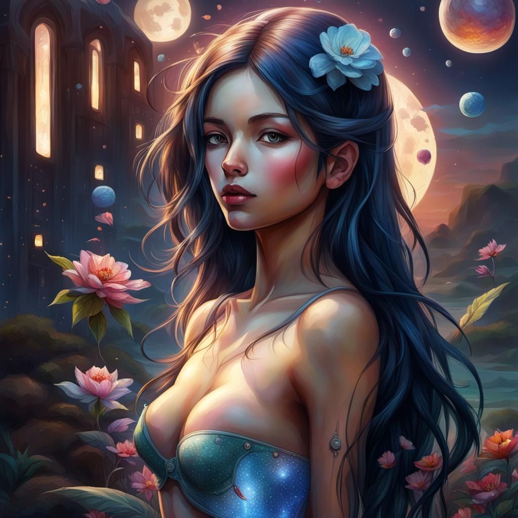 Full Body Image with Focus on Rounded Hips