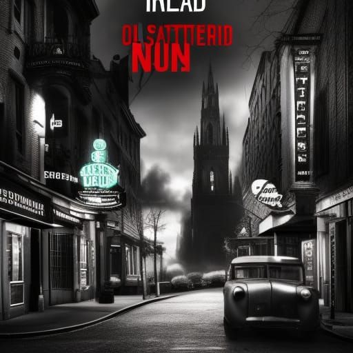 Atmospheric Film Noir Urban Landscape in 8K