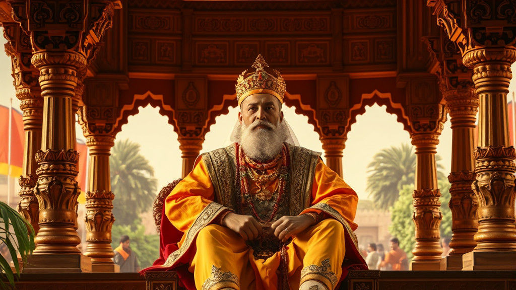 Akbar Renames Prayag in Sepia-Toned Splash Art