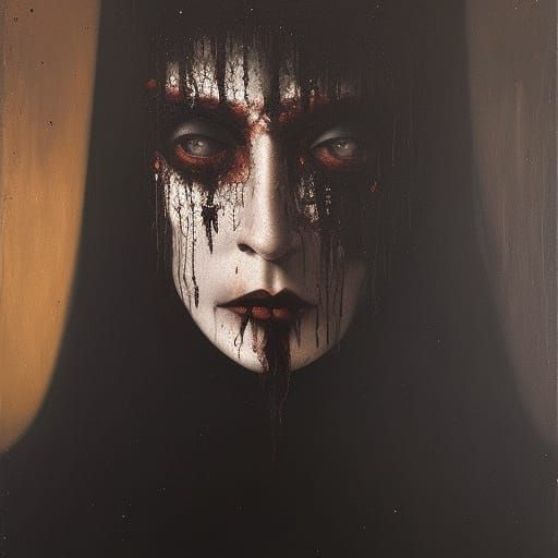 The Disturbingly Dark gothic Paintings by Nicola Samorì