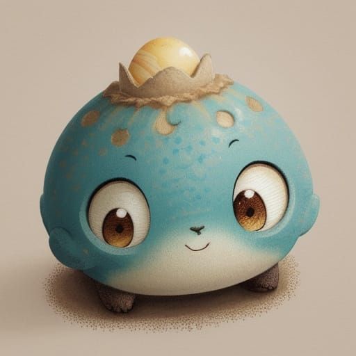 Whimsical Anime Eggasaur