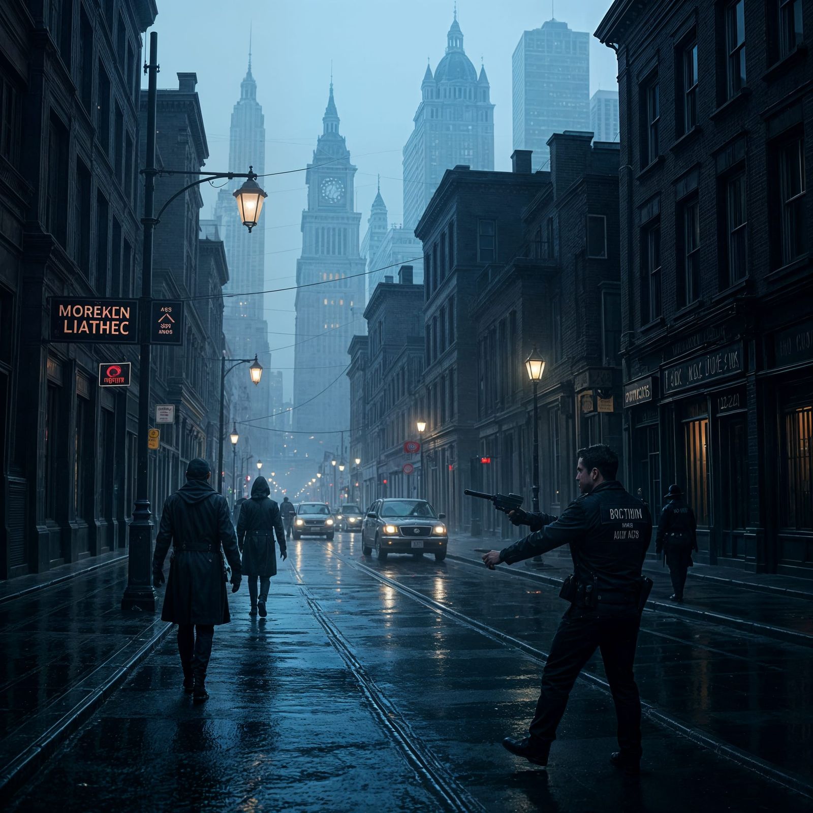 Violent Streets of Philadelphia: Police Confront Criminal