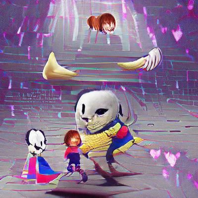 Undertale AI Interpretation: Simple Rendering