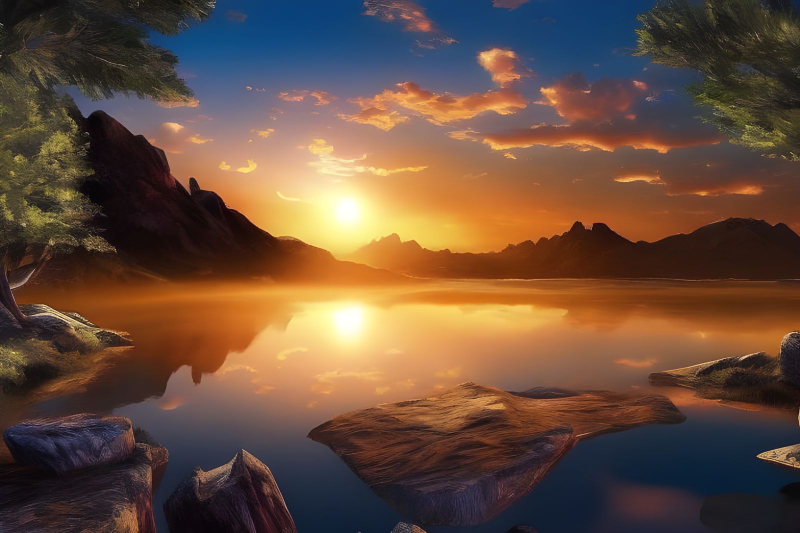 Dramatic Hyperrealistic Landscape Photography, Volumetric Li...