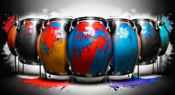 Epic Graffiti Art with Vibrant Melting Textures
