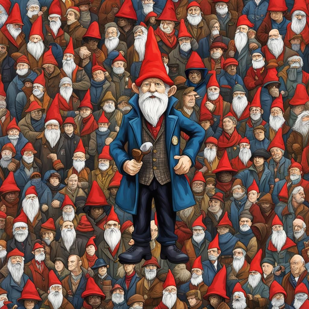 Sherlock Gnome: AI-Generated Detective