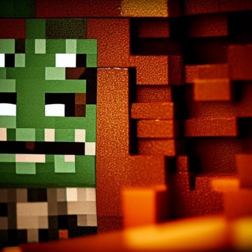 Herobrine from Minecraft: Professional Photography