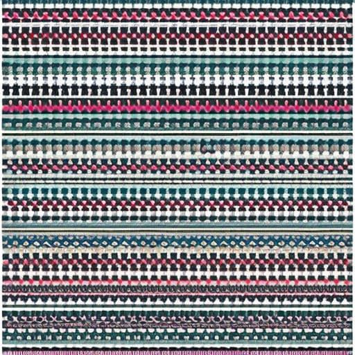 Minimalist Pixel Art Mexican Pattern in 8-bit Style