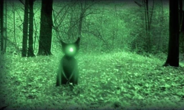 Ghostly Trailcam Footage: Night Vision Cryptid Sighting