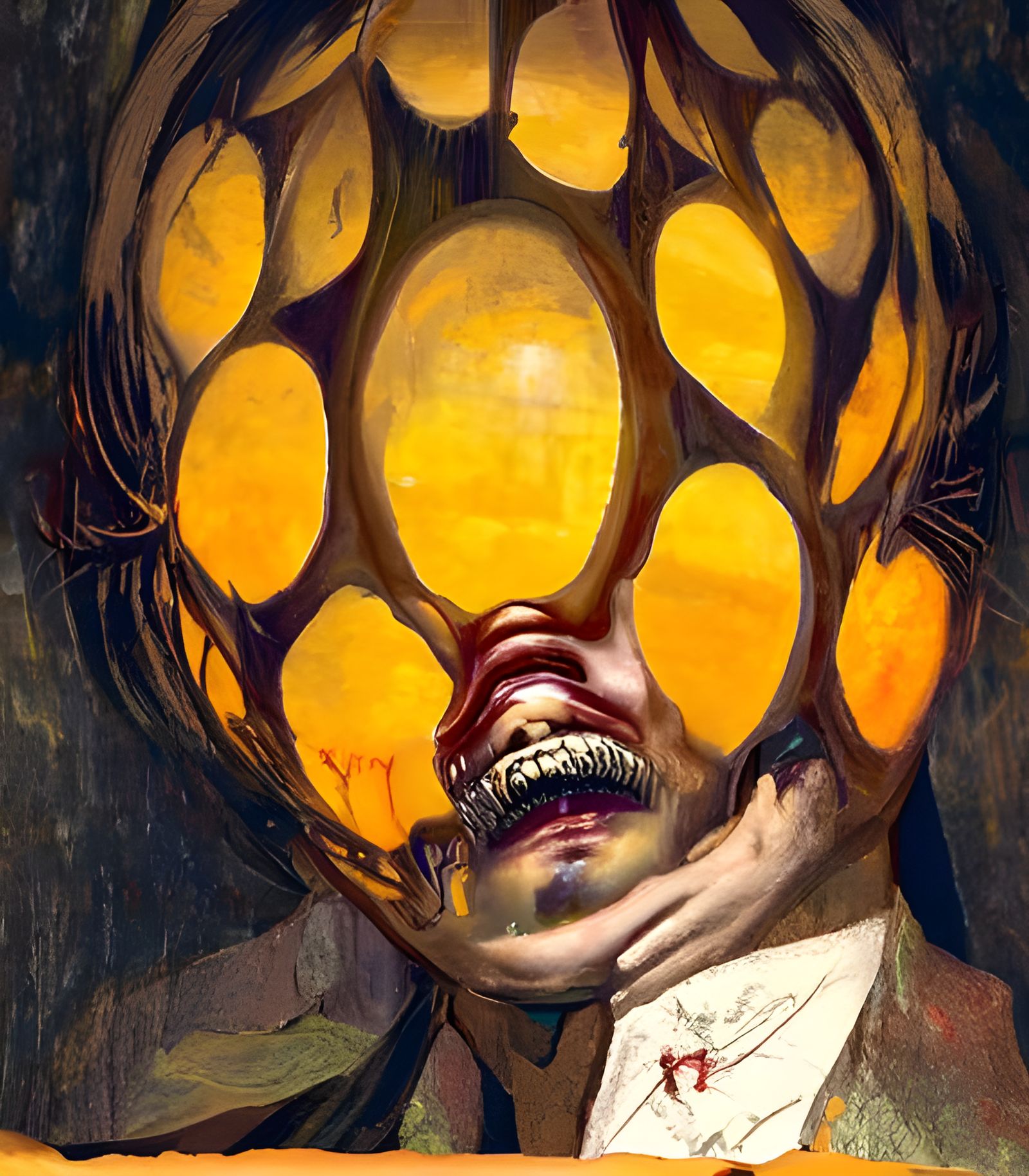 Horrific Surreal Anatomy Inspired by Lobotomy Corporation