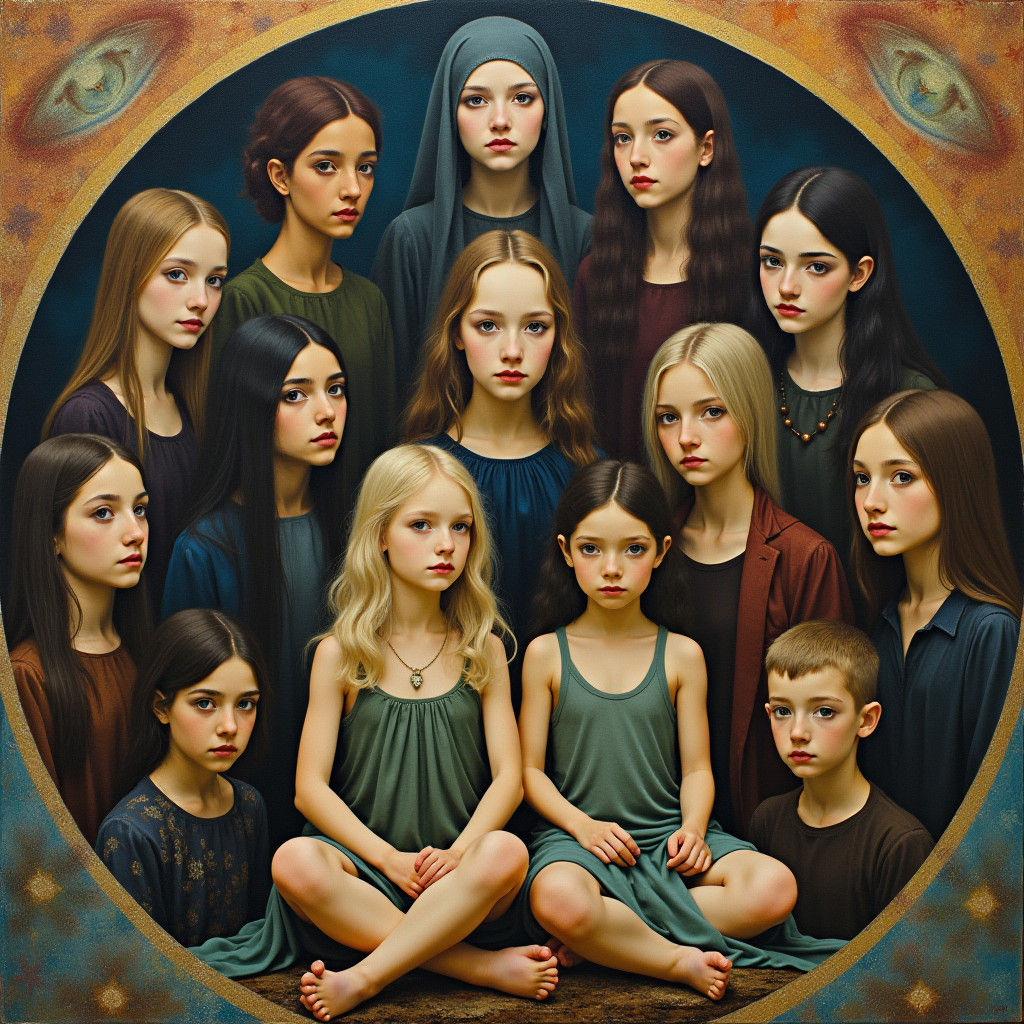 Archetypes Circle with Children: Mystical Art