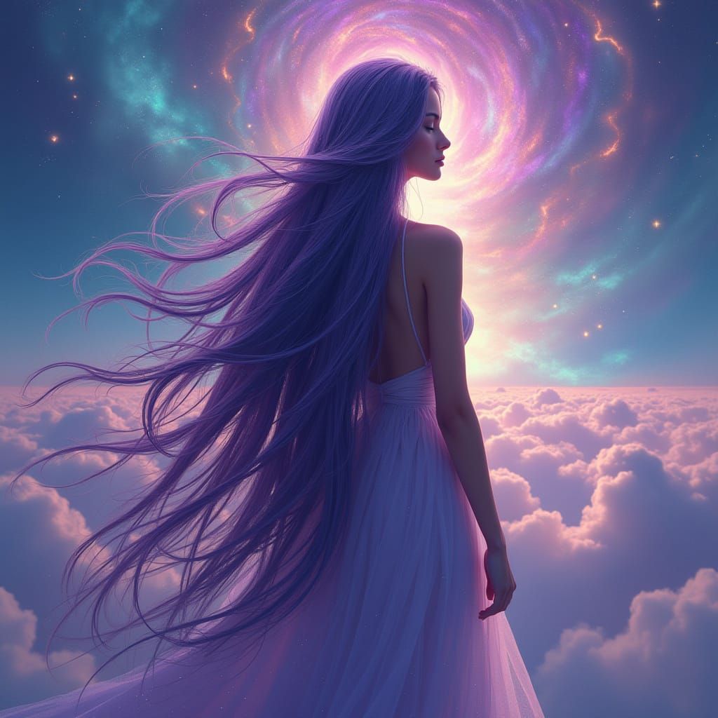 Ethereal Goddess of the Cosmic Realm