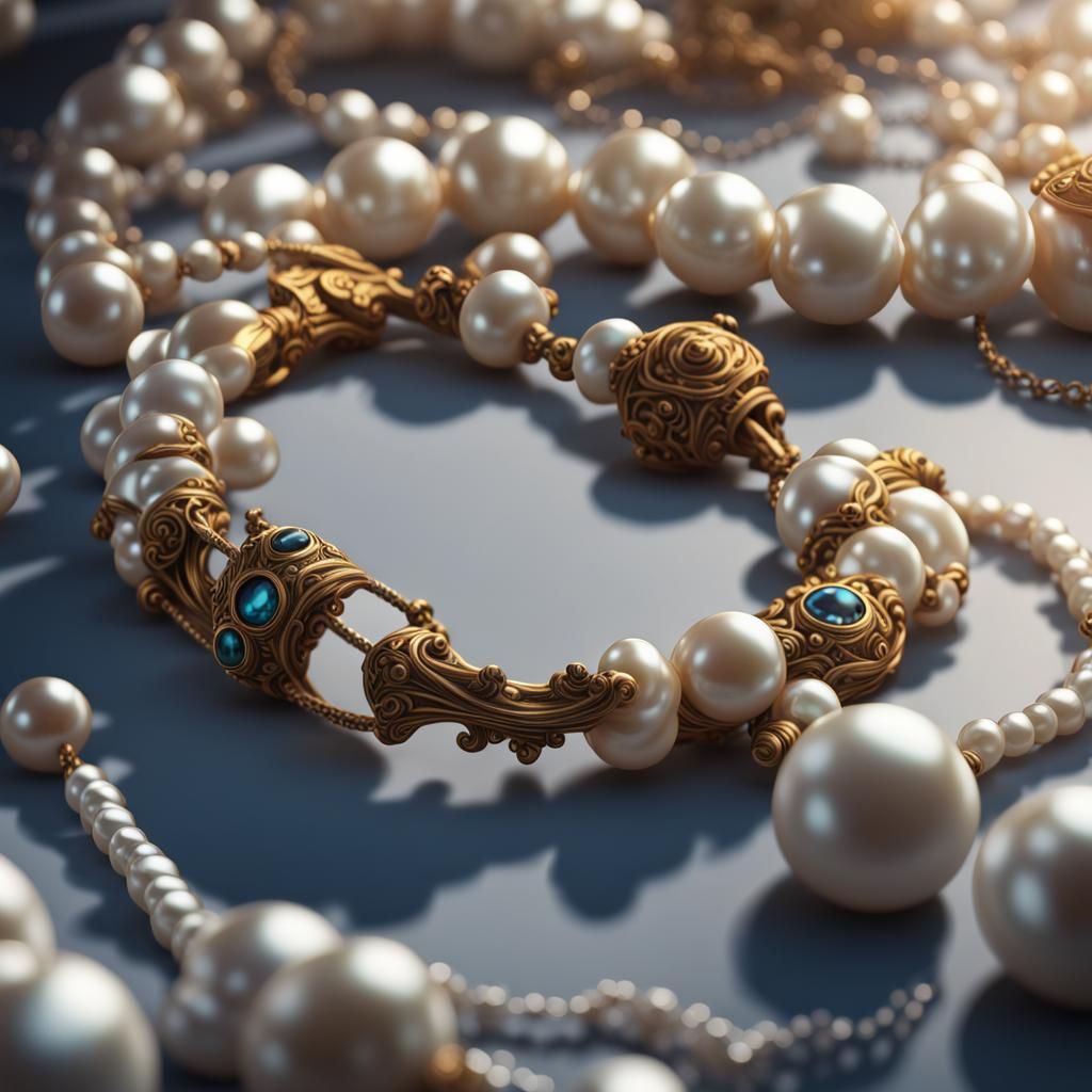 Pearl Bracelet of the Titanic: Fantasy Concept Art