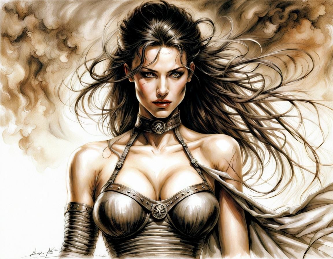 Woman in Fantasy Art Style