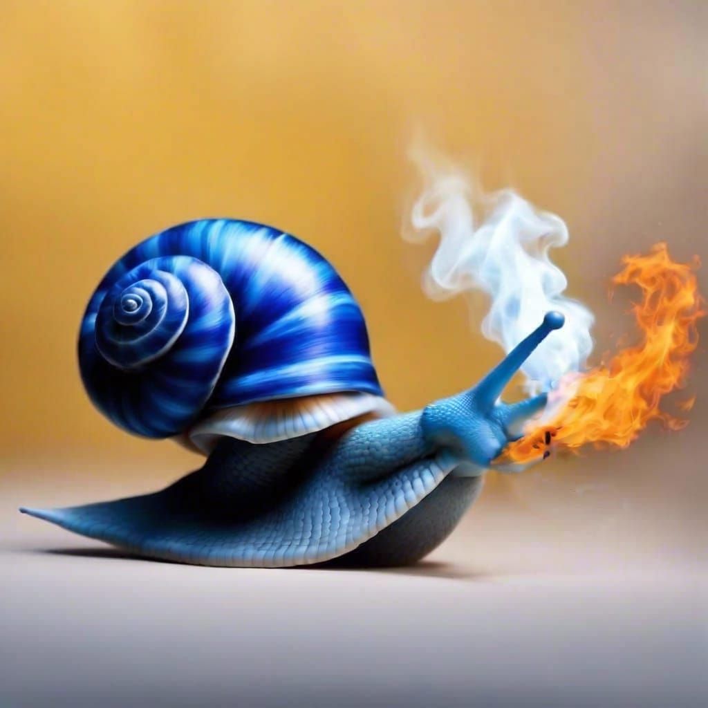 Dynamic Fire Plumes in Abstract Composition