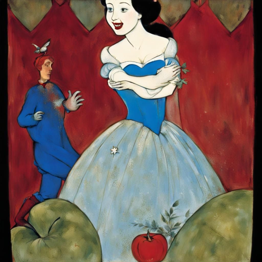 Dark Fairytale: Cinderella and Snow White Together