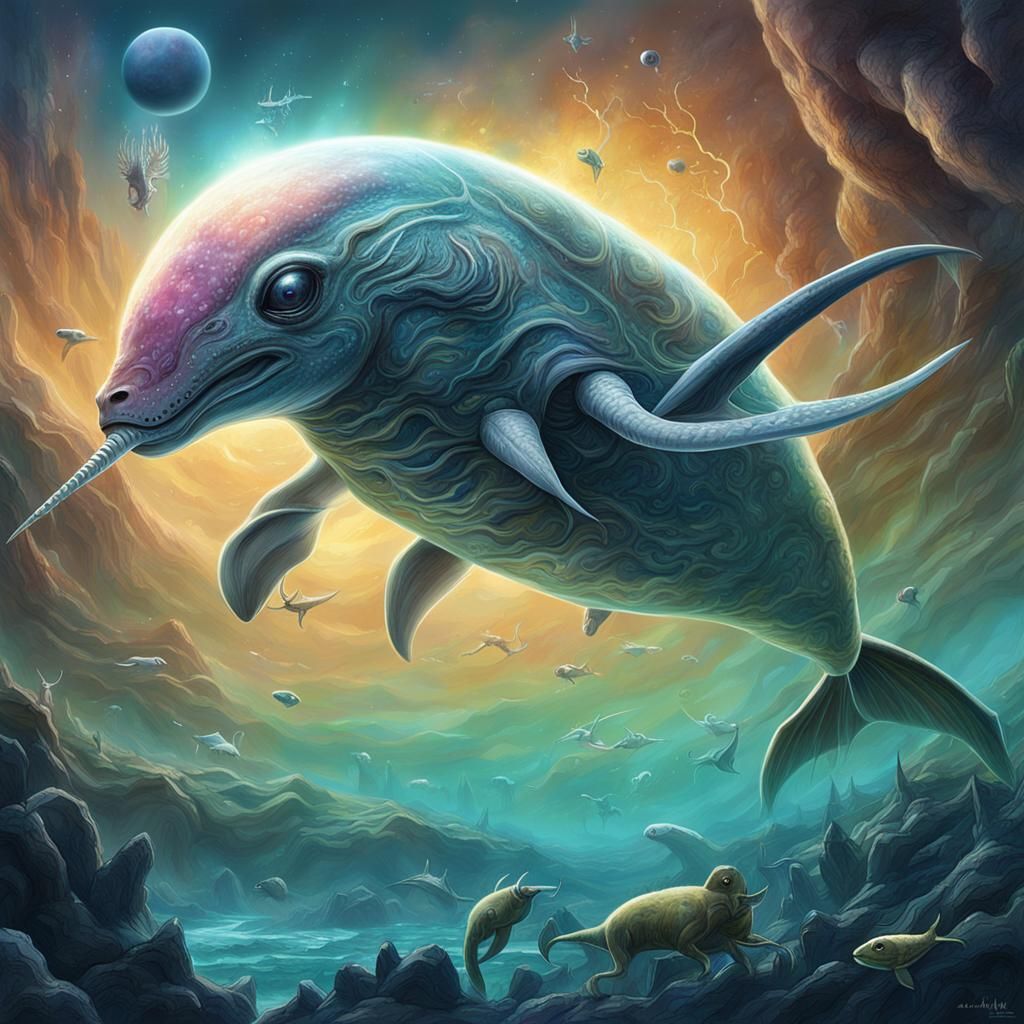 Exoplanet Xenobiology Concept Art: Alien Lifeforms