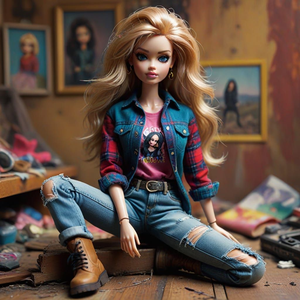 90's Grunge Barbie