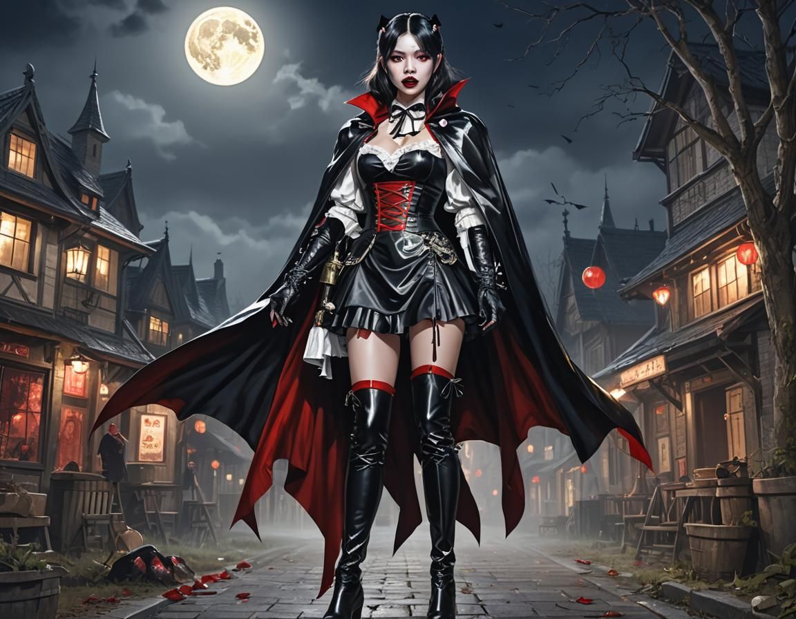 Vampire Maids in Patent Leather: Anime Style
