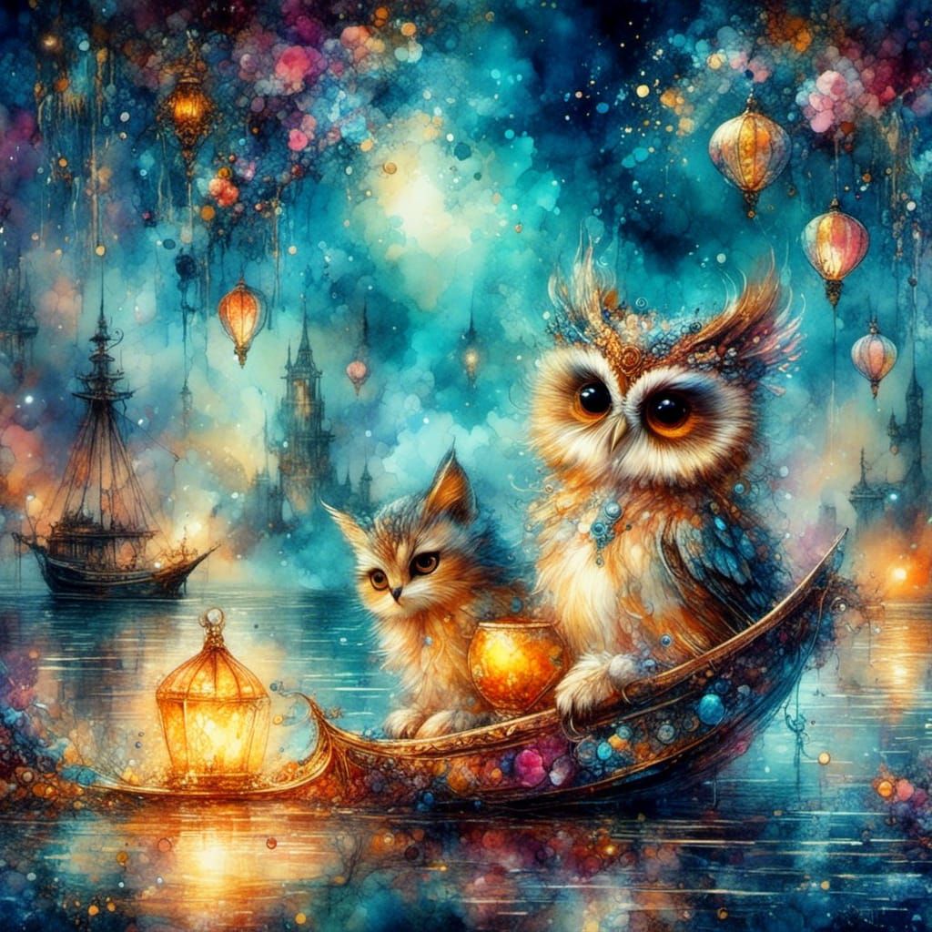 Owl and the  Puddy Cat