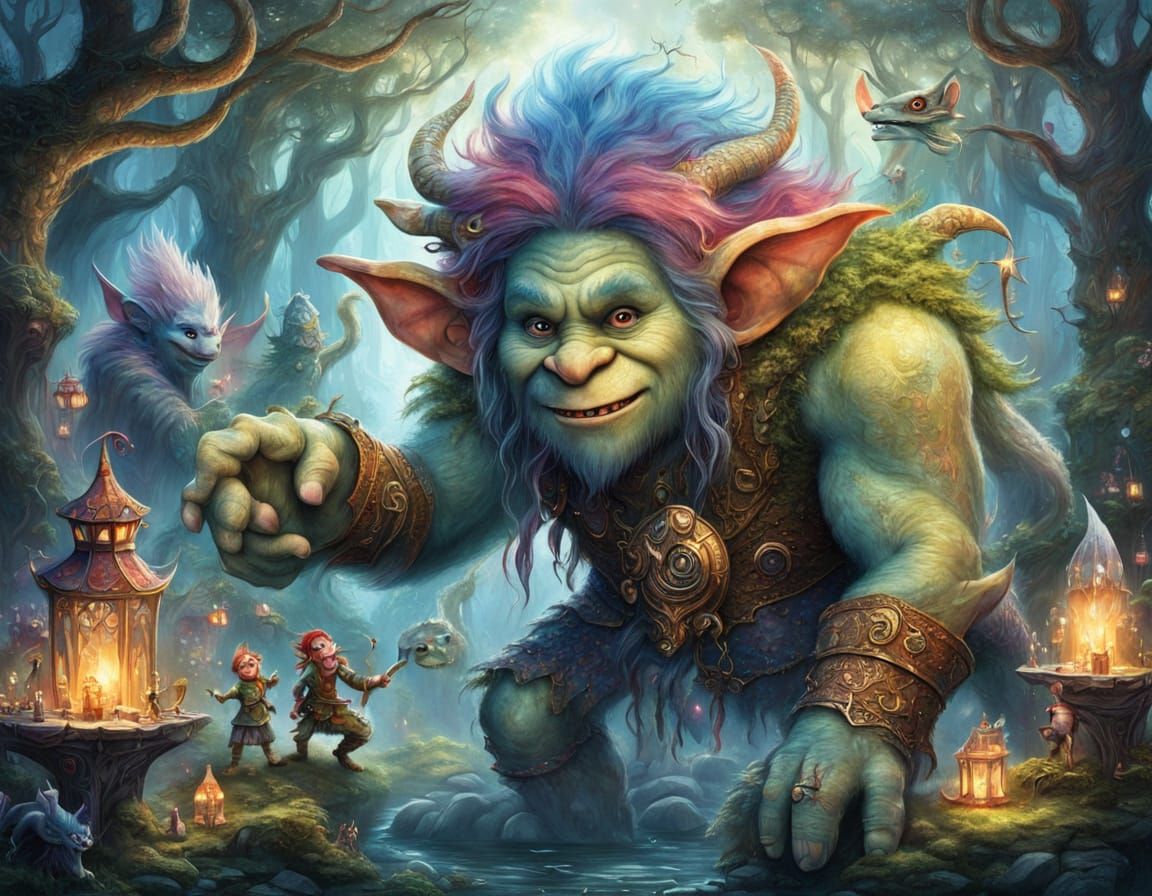 Mythical Nordic Creatures on Magical Adventures