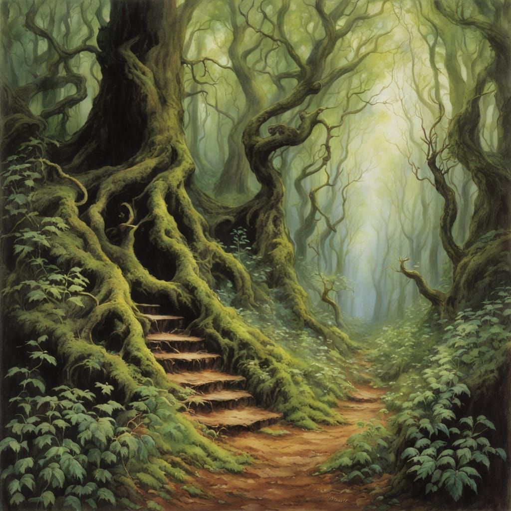 Eldritch Forest Illustration