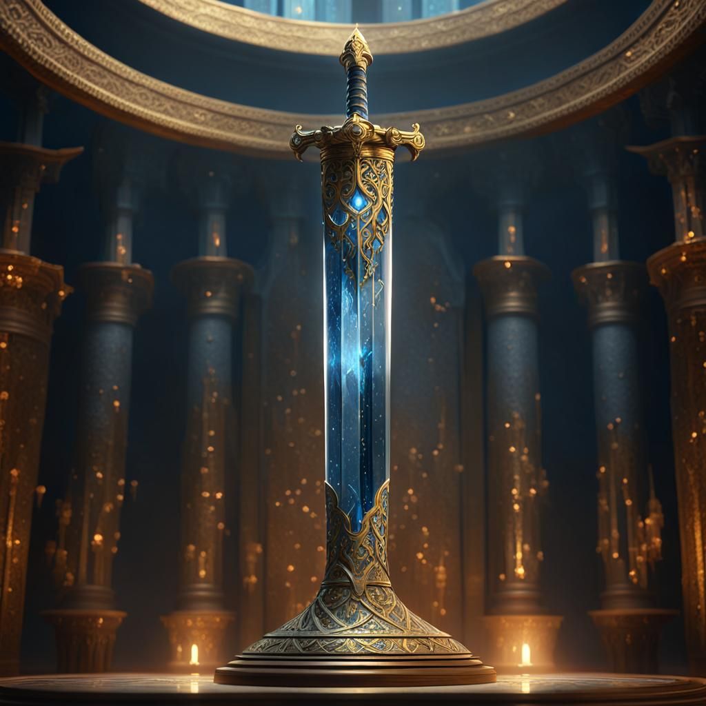 Sword in Glass Case: Fantasy Concept Art