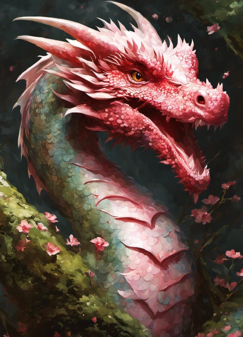 Pink dragon