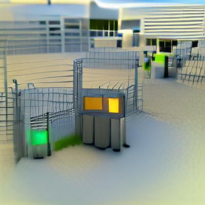 Security Checkpoint with Volumetric Lighting