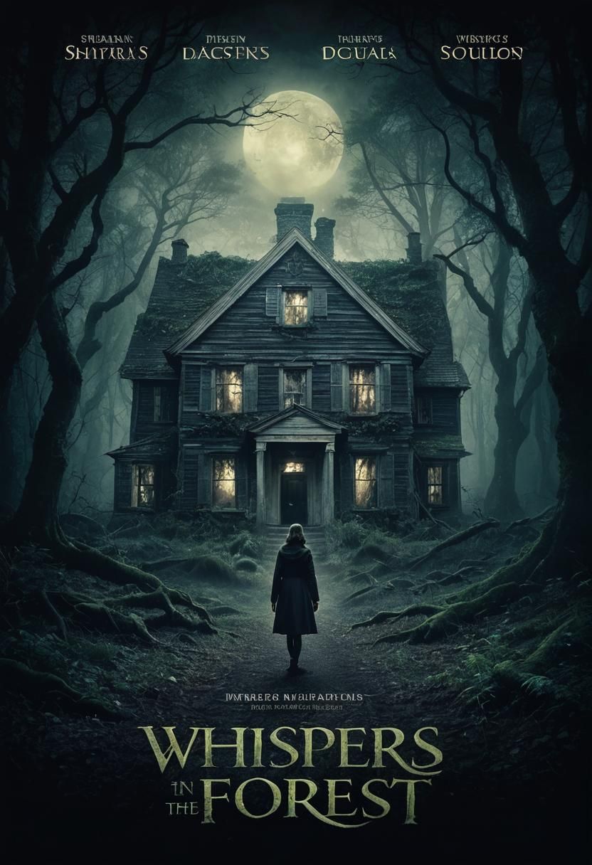Whispers in the Forest: A Haunting Movie Poster