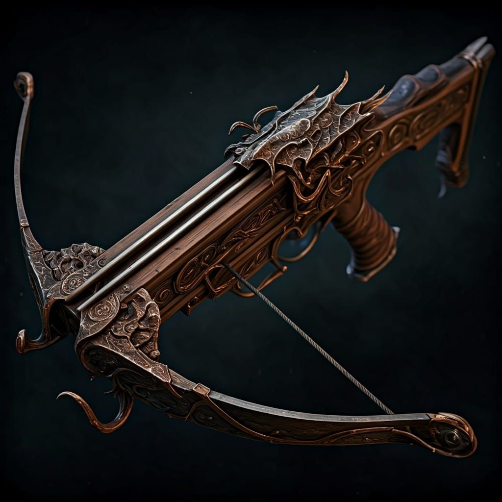 Drow-Inspired Crossbow with Insect Mechanisms