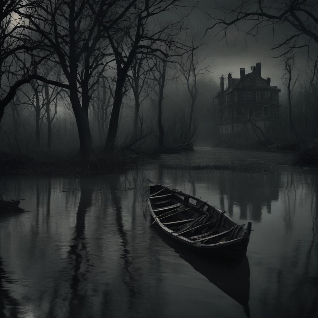 Haunted River: Dark, Moody, and Atmospheric