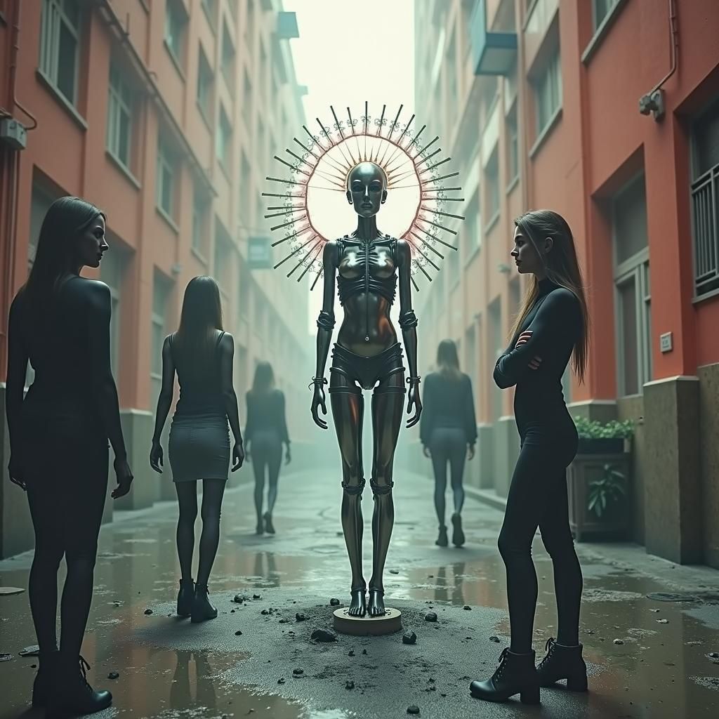 Abstract Lomographic Image of Sadness and Magic