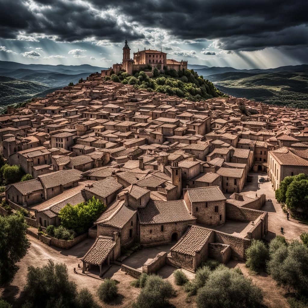Hyperrealistic Image of Tordesillas in High Definition