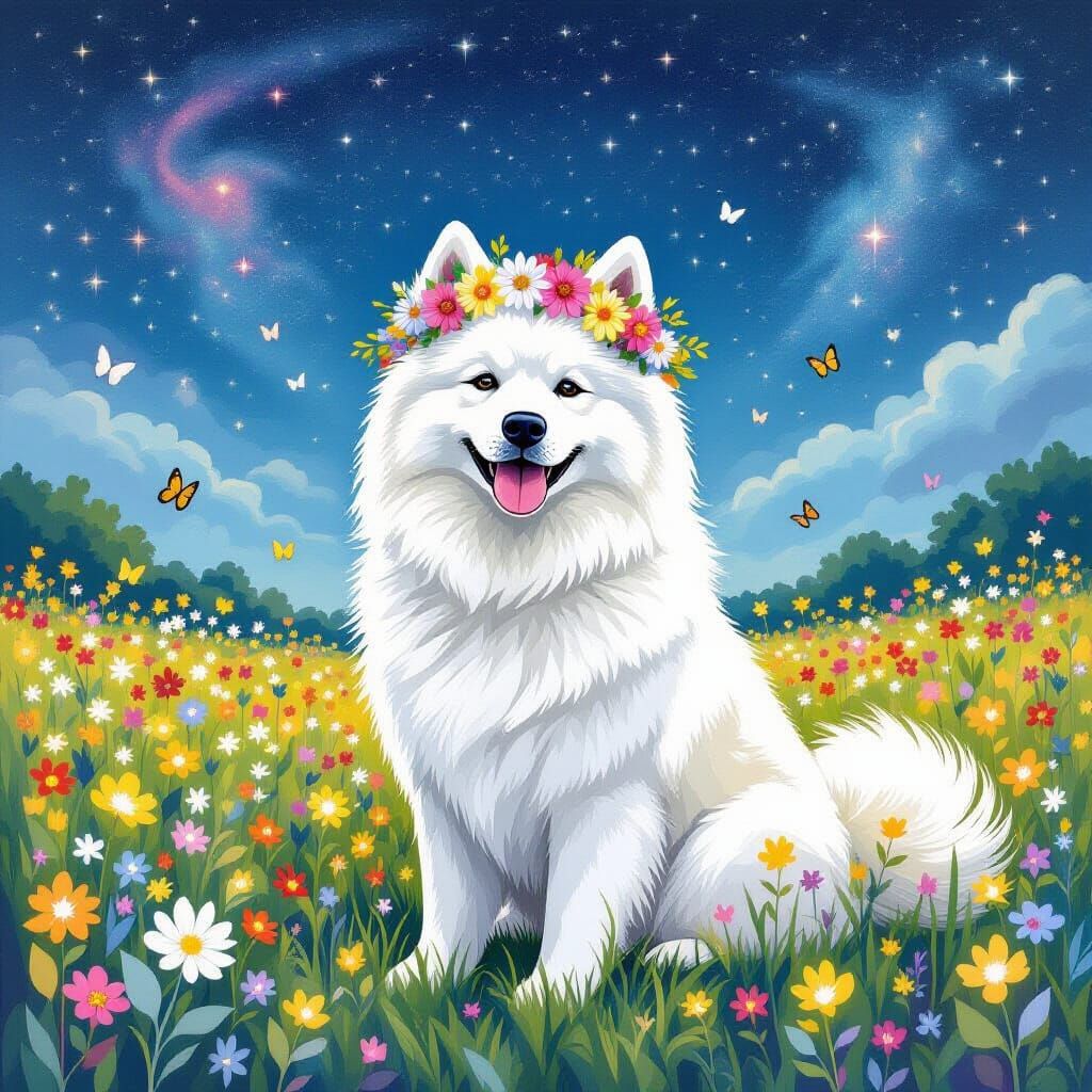 Samoyed dog