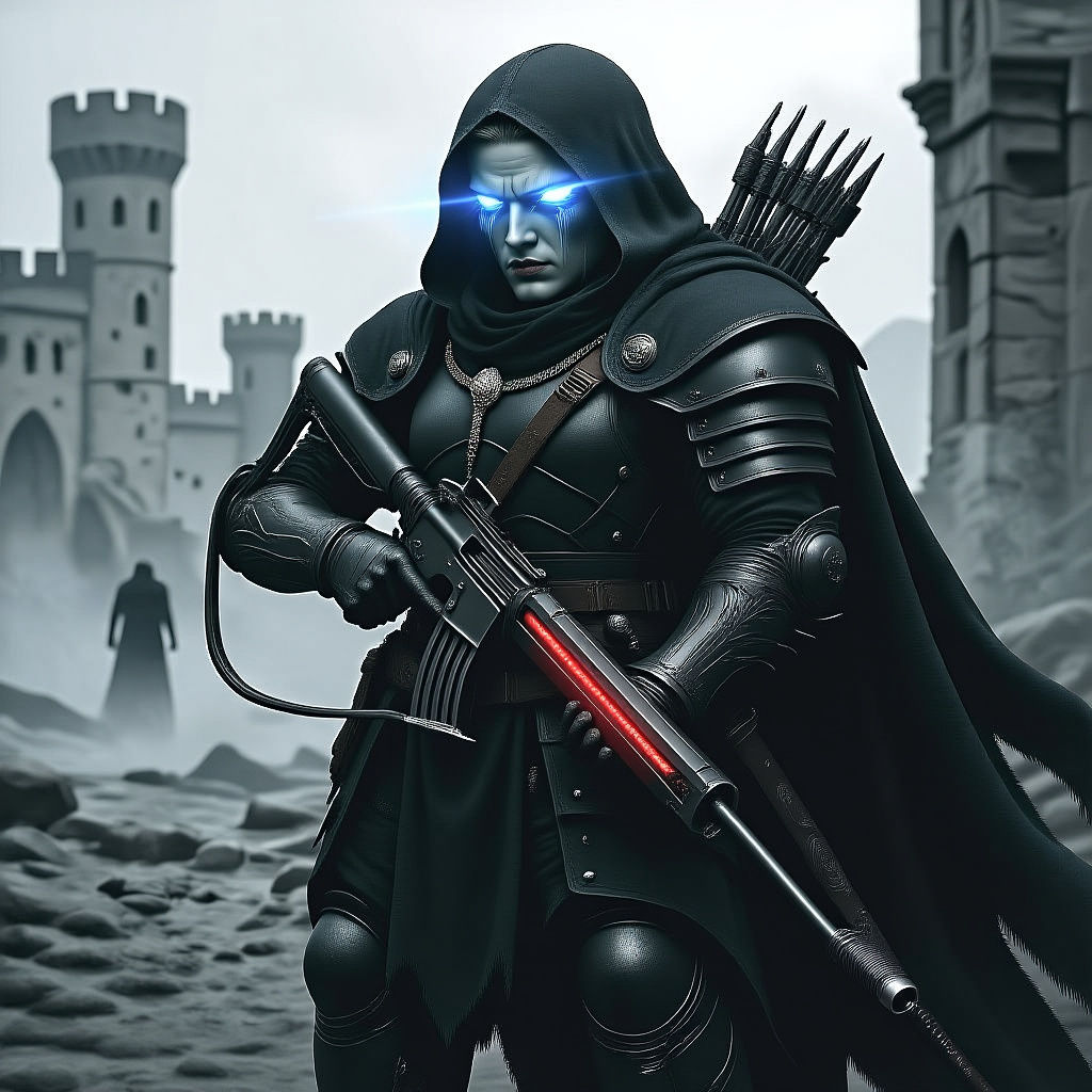 Grimdark Fallen Knight with Cursed Runes