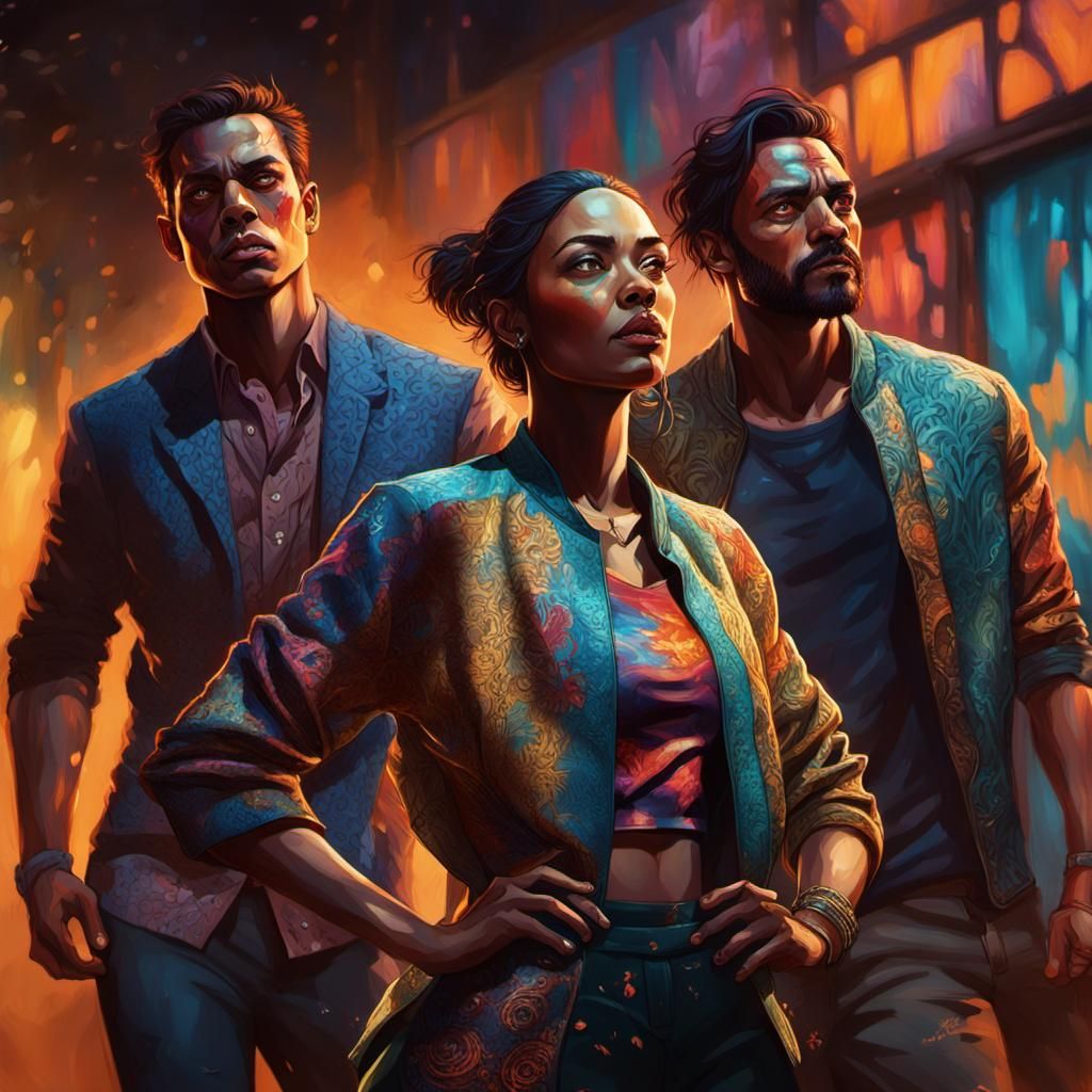 Detailed Facial Expressions in Hyperrealistic Concept Art