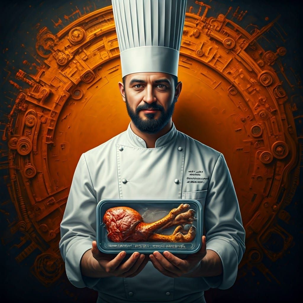 Chef Advertises Dodo Legs in Futuristic Packaging