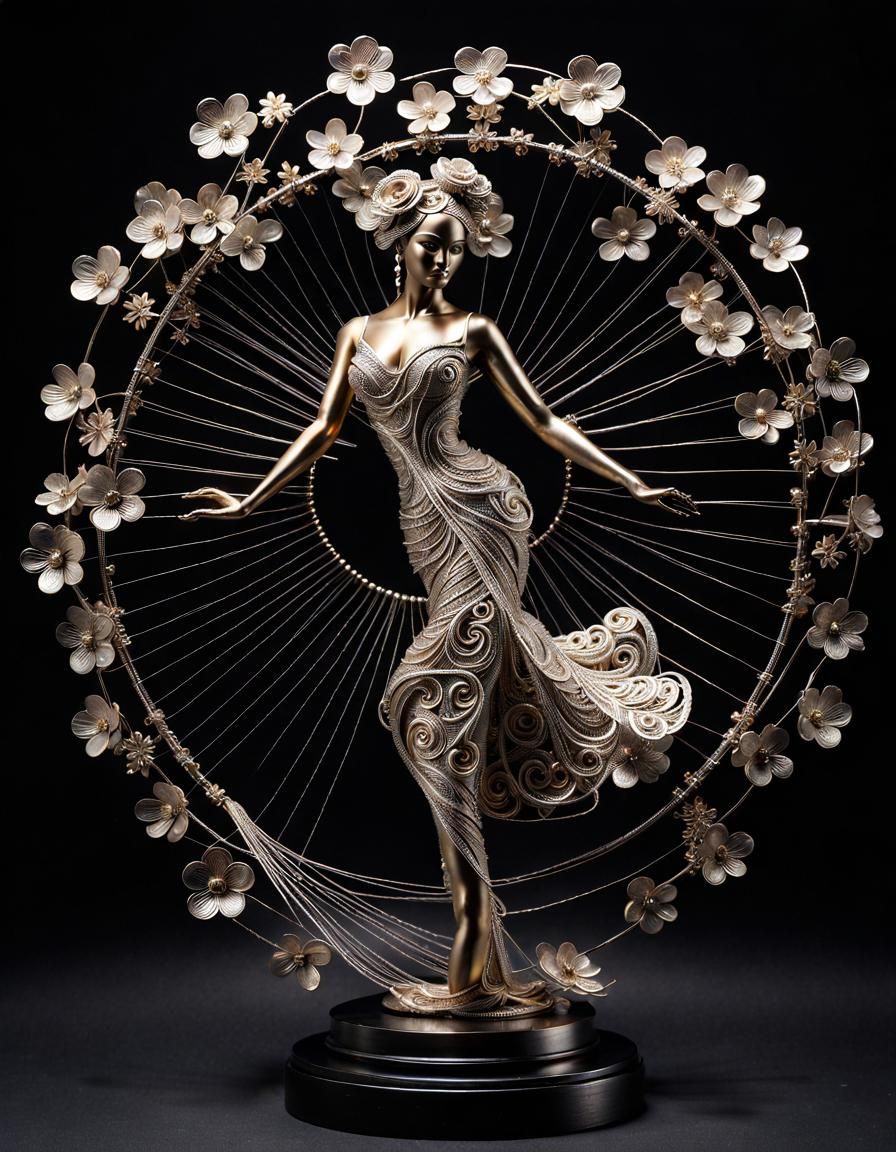 Lady Filigree Sculpture