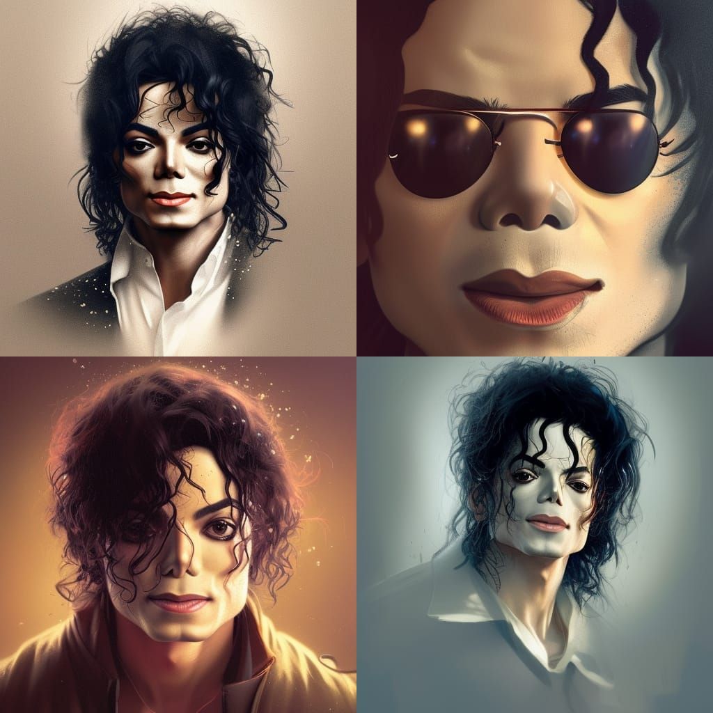 Michael Jackson Portrait in Artgerm Style