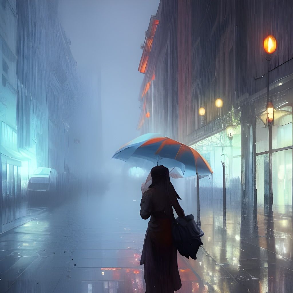 Rainy Day Concept Art in Unreal Engine 5
