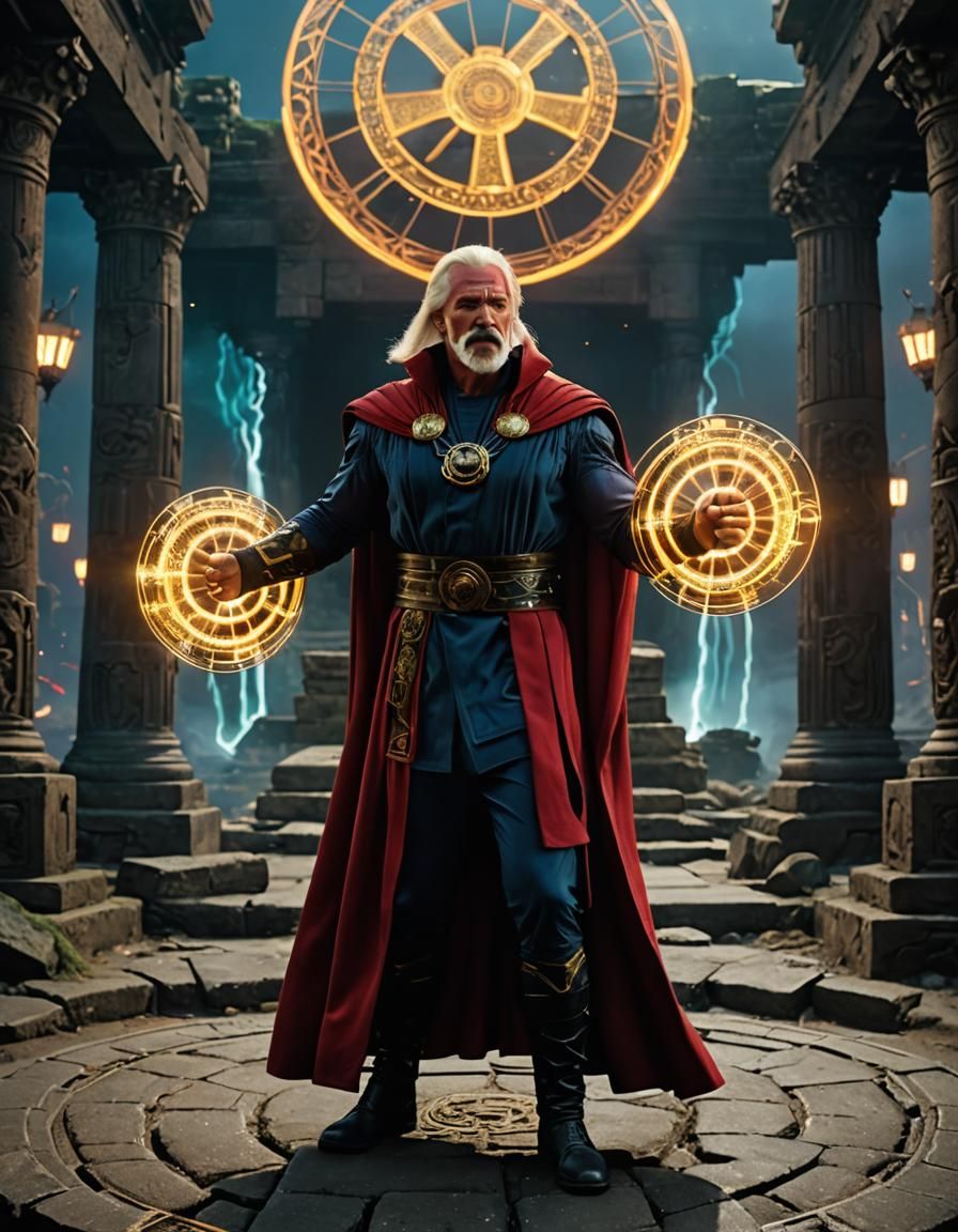Hulk Hogan as Doctor Strange from the MCU, Brother!!!