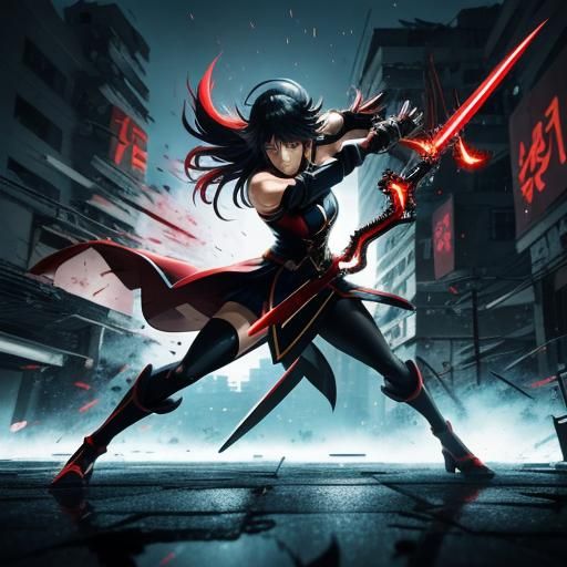 Ryuko Matoi vs Satsuki Kiryuin: Anime Battle