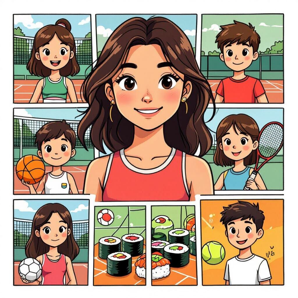 Spanish Girl's Life in China: A Vibrant Comic Strip