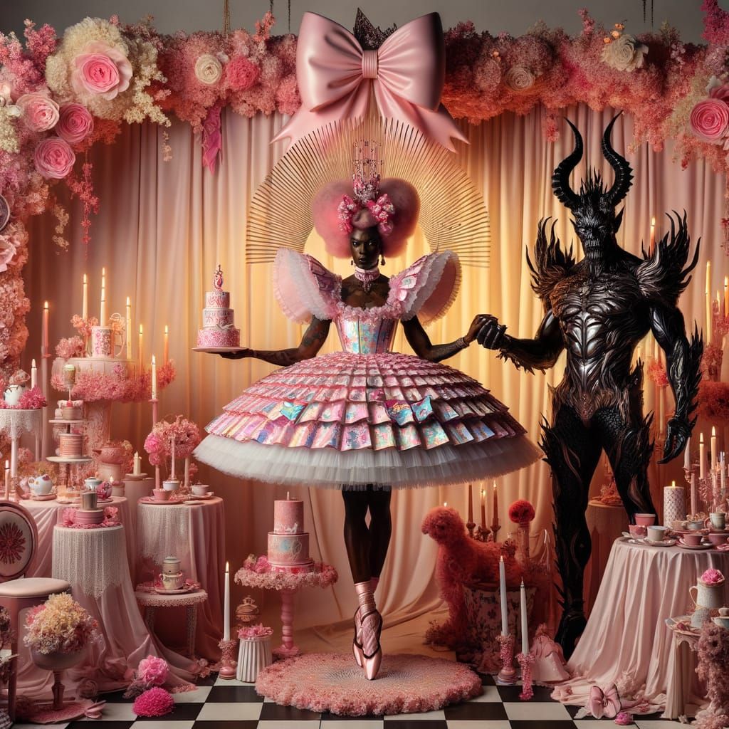 Demon King's Opulent Pastel Tea Party