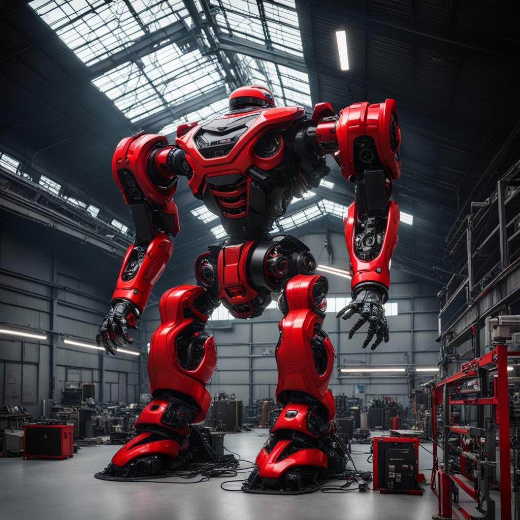 Giant Super-Intelligent Robot Manages Computers